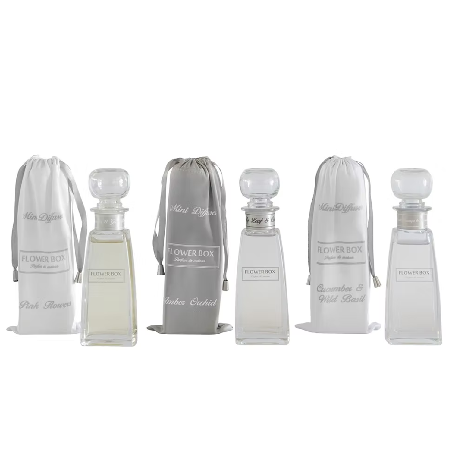 Mini Diffuser Trio Package (3 x 100ml) – Flower Box Home Fragrance